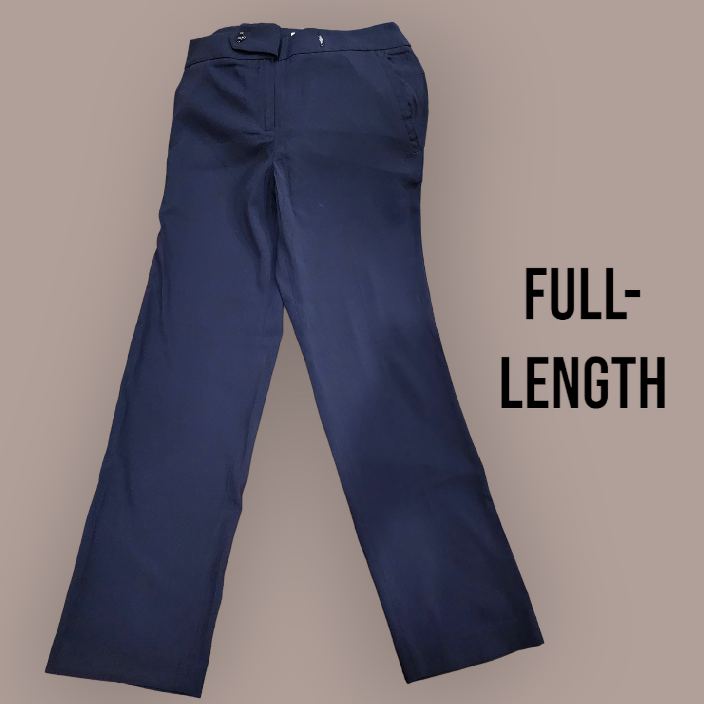 Imported Straight-Fit Pants